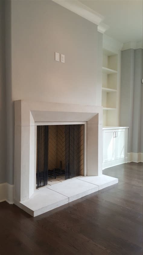 Contemporary Cast Stone Fireplace Mantel - Etsy