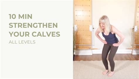 Body Harmonics On Demand Pilates At Home Minute Calf Exercises