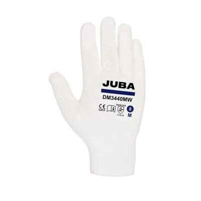 Guante Blanco Liso De Nylon Juba