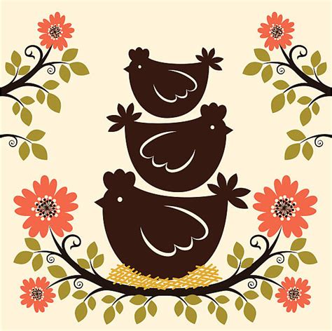 Three French Hens Illustrations, Royalty-Free Vector Graphics & Clip ...