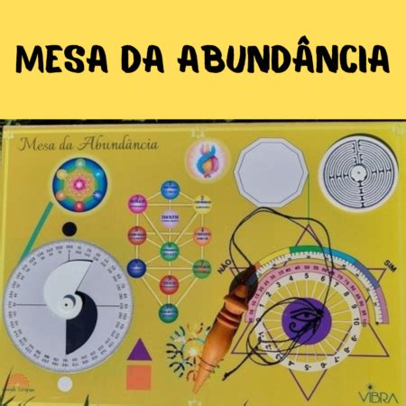 MESA DA ABUNDANCIA Mesa Radiônica Guia da Alma