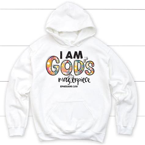 I Am Gods Masterpiece Ephesians 210 Hoodie Christian Hoodies Bible