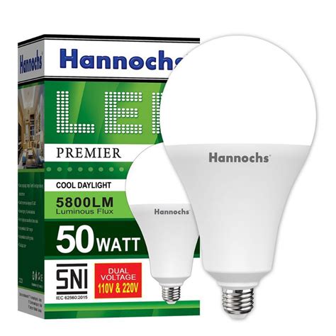 Jual Lampu Bohlam Led Hannochs Premier W Watt Shopee Indonesia