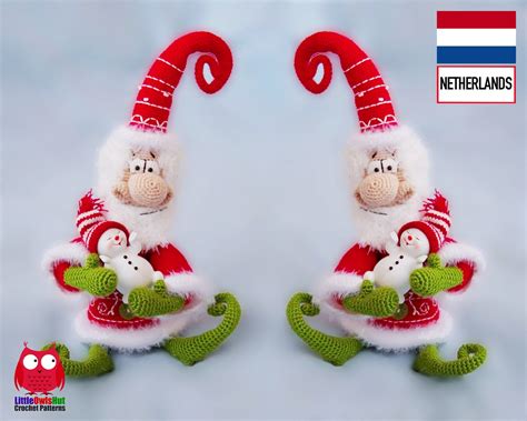 Nly Kerstman Haak Patroon Amigurumi Pdf By Borisenko Etsy Etsy