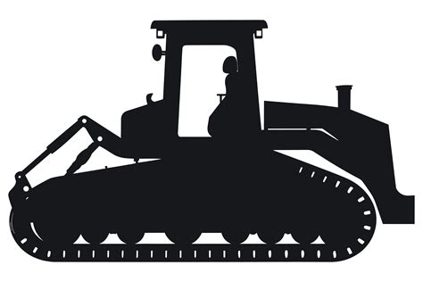 Silhouette of Construction Equipment Graphic by jesmindesigner ...