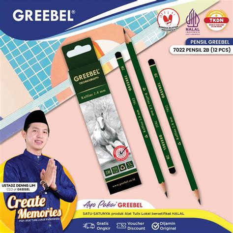 Jual Greebel Pensil Pencil Tulis B Pcs Set Pensil Tulis