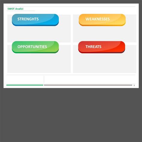 Etkin Swot Analiz PowerPoint Sunum Şablonu 8 Slayt kolaytrend