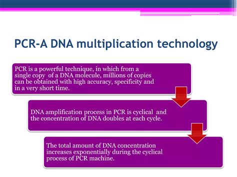 Technique Of Polymerase Chain Reaction Pcr Experimental Biotechnology