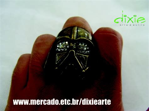 Anel Darth Vader Dourado Envelhecido Mercado Etc Br Dixiearte