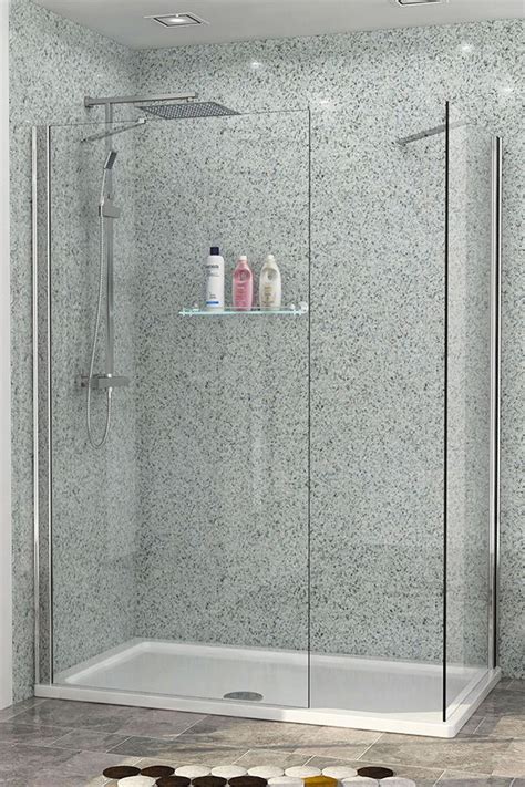 Marbella 8mm Walk In Shower Enclosure With Tray 1200 X 900mm Easy Clean