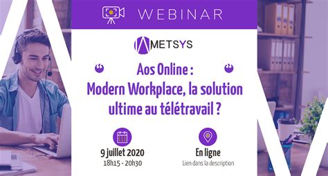 Metsys Modern Workplace la solution ultime au télétravail