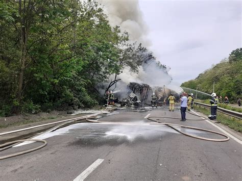 Traficul Rutier Oprit Pe Centura Capitalei Incendiu Pe Osea Dup Ce