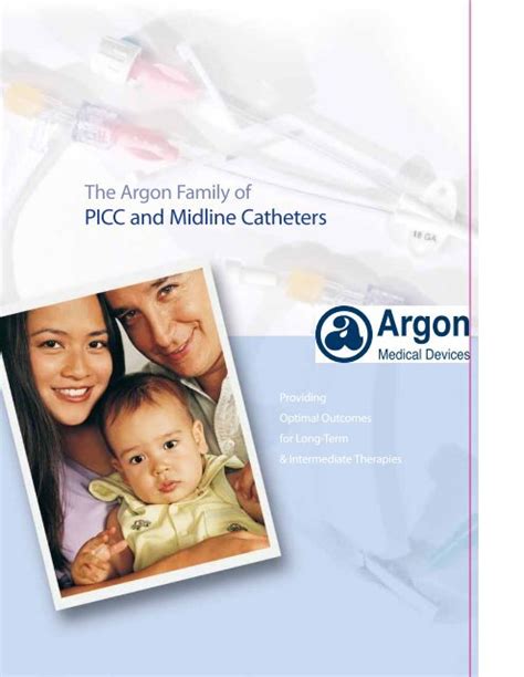 picc  midline catheters argon medical devices