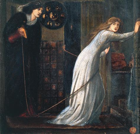 Fair Rosamund And Queen Eleanor Burne Jones