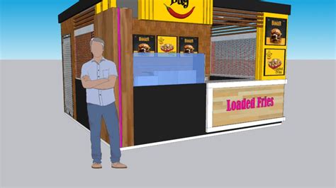 Food Kiosk 3D Warehouse