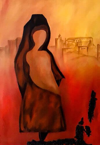 La Granadina By Phil Masure 2020 Painting Oil Sand On Canvas