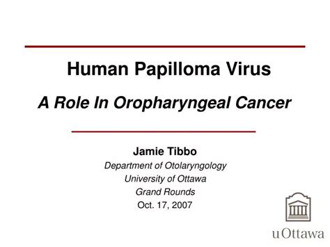 Ppt Human Papilloma Virus Powerpoint Presentation Free Download Id492114