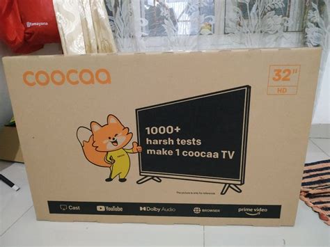 Smart LED TV Coocaa 32S3U 32 inch Kondisi Baru TV Digital & Youtube on ...