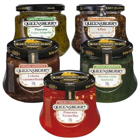 Geleia Queensberry Gourmet Agridoce Pimenta Malagueta Jalapeno Mango