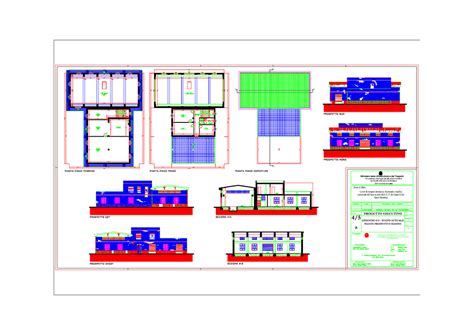 Piante Prospetti E Sezioni Tav A