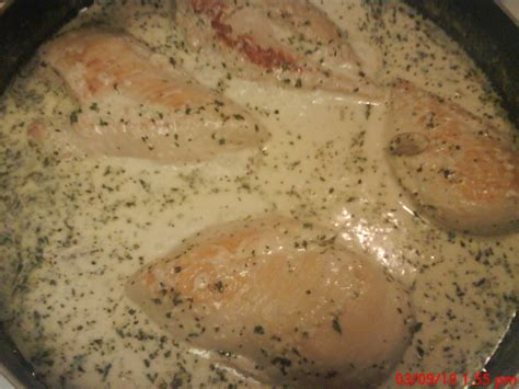 Chicken In Garlic White Wine Cream Sauce Recipe