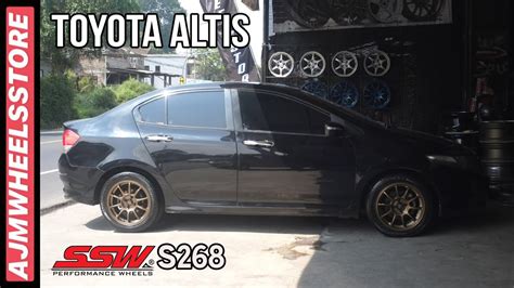 Modifikasi Toyota Altis Velg Ssw S Ajmheelsstore Youtube