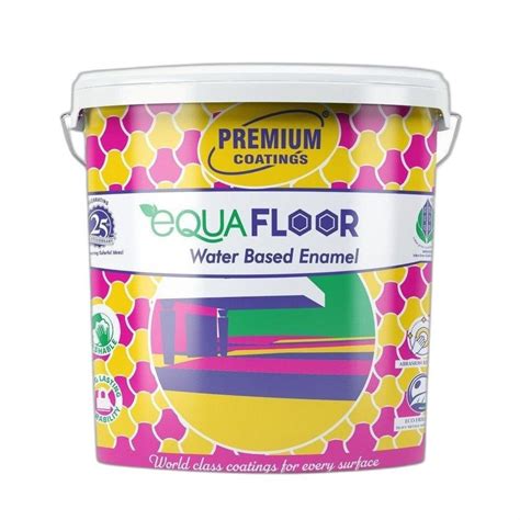 Premium Coating Equa Floor Water Based Enamel Paint 10 Litre At Rs 360