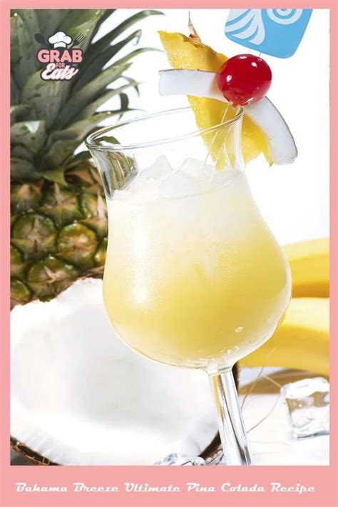 Homemade Bahama Breeze Ultimate Pina Colada Recipe