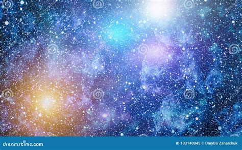 Outer Space Background Blue Nebula Stars Stock Images 1622 Photos