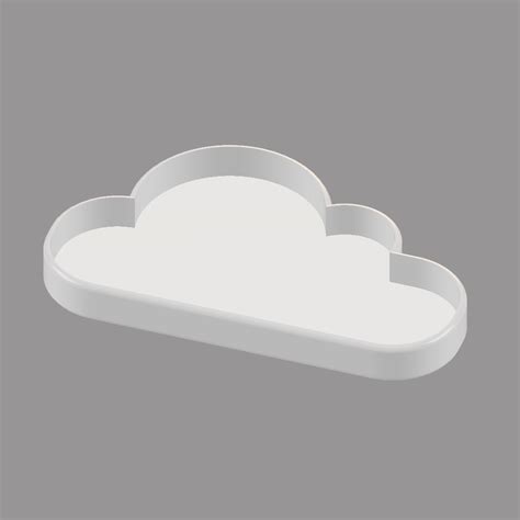 Stl File ☁️ Cloud Jewelry Tray ・3d Printer Model To Download・cults