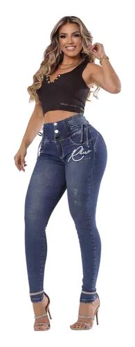 Cal A Rhero Jeans Feminina Modeladora Bojo Empina Bumbum