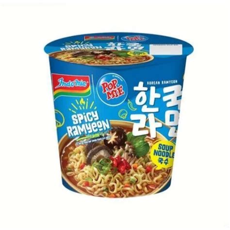 Indomie Pop Mie Korean Ramyeon Series Cup Spicy Ramyeon Soup Noodle/Fried Noodle | Shopee Malaysia