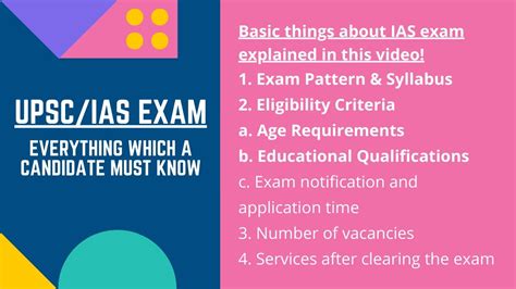 Upsc Civil Services Exam Pattern Syllabus And Eligibility Criteria Youtube