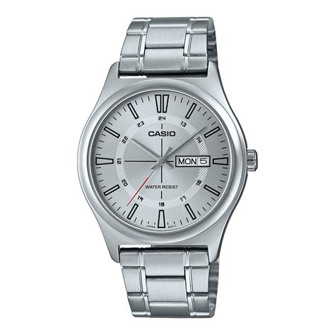 Casio MTP V006D 7C Silver Analog Stainless Steel Quartz Classic Dress