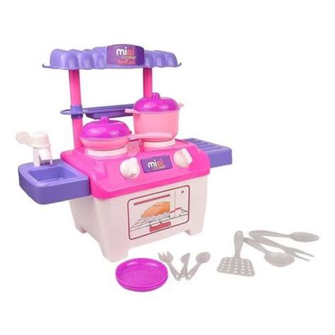 Cozinha Mini Cooker Brinquedo Acessórios Infantil BS Toys Shopee Brasil