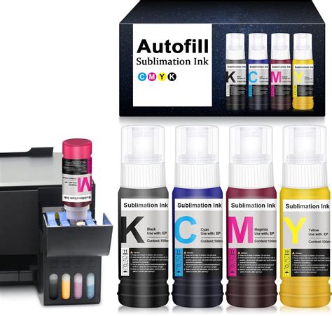 Amazon KALOKING Autofill Sublimation Ink For Epson EcoTank Inkjet