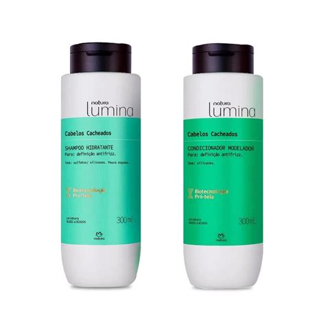 Natura Lumina Cabelos Cacheados Kit Shampoo E Condicionador Shopee Brasil