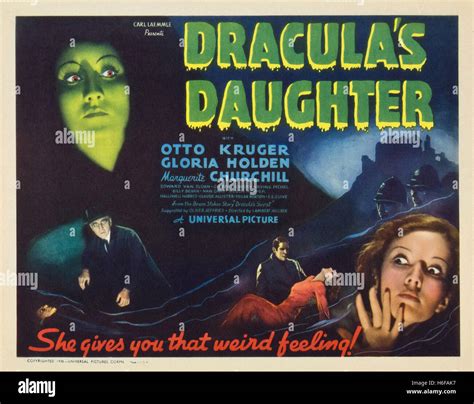 Draculas Daughter Poster Banque De Photographies Et Dimages à Haute