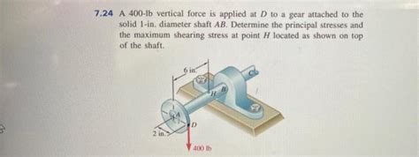 Solved A Lb Vertical Force Is Applied At D To A Chegg