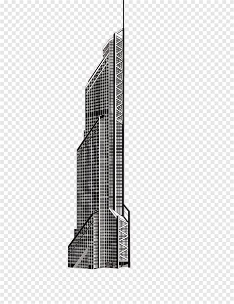 Skyscraper Clipart Black And White