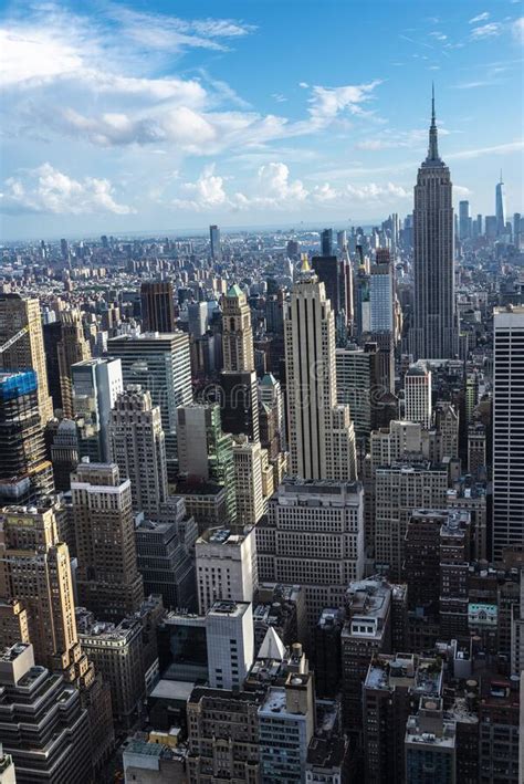 Skyline De Gratte Ciel Manhattan New York Tats Unis Image