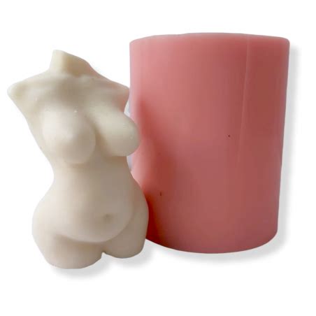 Woman Body Candle Female Torso Candle Naked Curvy Candle Goddess B