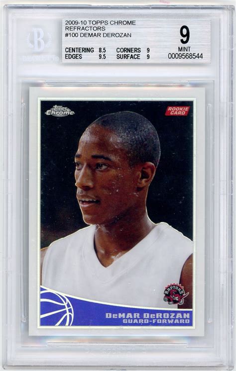 Topps Chrome Refractors Demar Derozan Bgs Myslabs