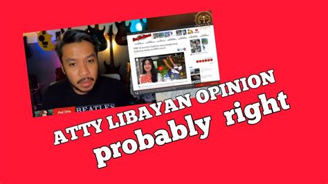 Atty Libayan Opinion In Jovelyn Galleno Case Youtube