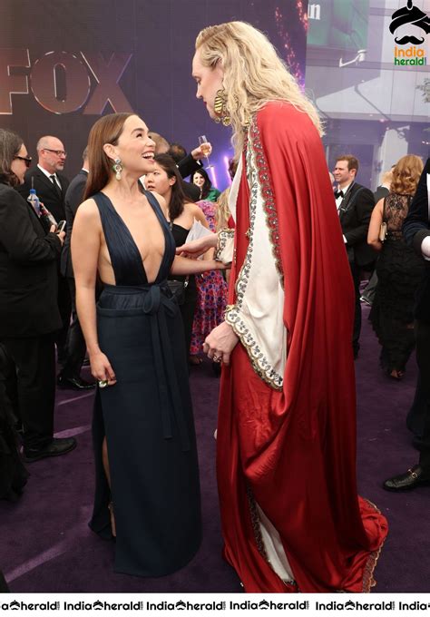 Emilia Clarke Hot At St Emmy Awards In Los Angeles Set
