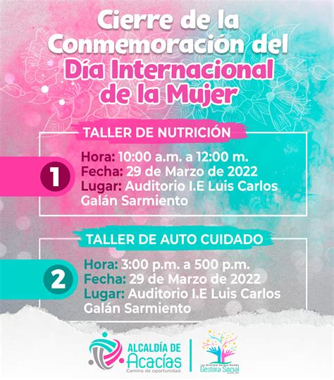 Actividades Del Mes De La Mujer