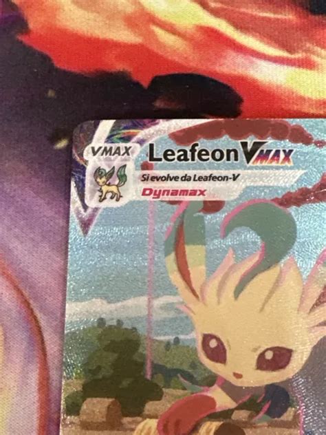 Carte Pok Mon Leafeon Vmax Alternative Art Evoluzioni Eteree