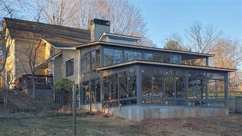 Two Story Sunroom Addition Betterliving Sunroom Project Valley Roofing And Exteriors