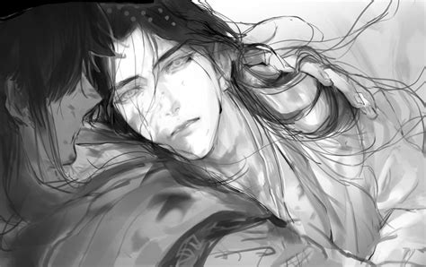 Chu Wanning And Mo Ran Erha He Tadebai Mao Shizun Drawn By Kami Off