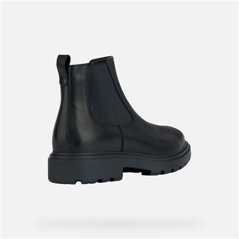 Geox SPHERICA EC7 A Chelsea Boots Black Man Geox